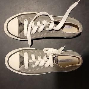 Men women kids Gray Converse shoes